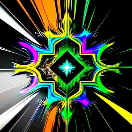 Vibrant Julia Fractal with Dynamic Lighting