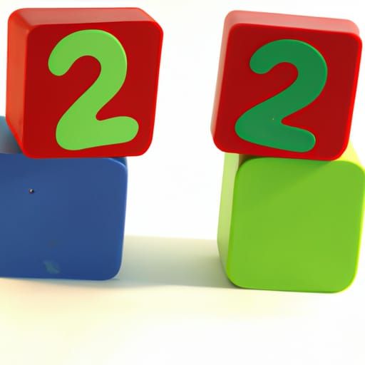 AI Generated Image of Numberblocks