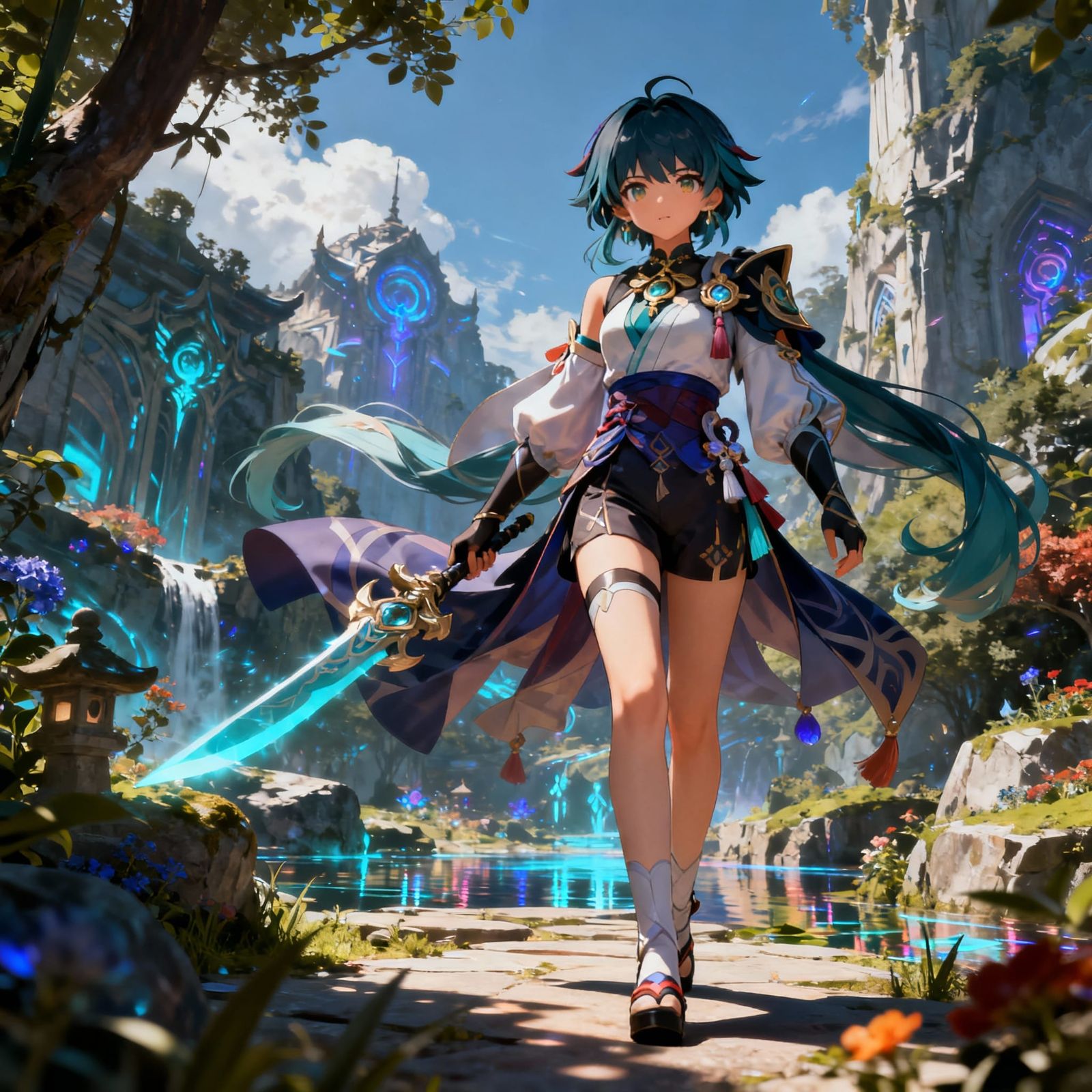 Breathtaking 8K Concept Art in 3D Anime Style