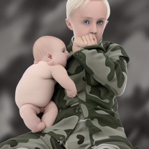 Draco Malfoy in Camouflage Diaper: Matte Painting