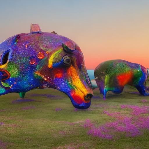 Dreamlike Surrealism: Person in Ethereal Landscape