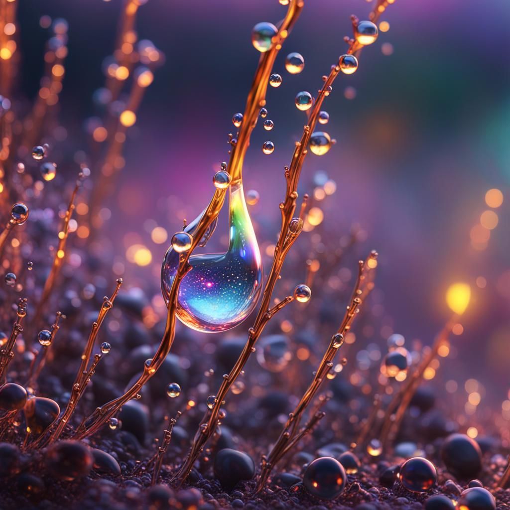A Universe in a Dew Drop