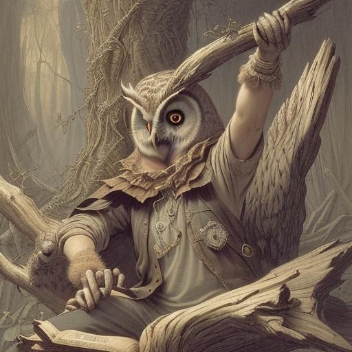 Woodsy the Owl rebellious and carefree Gustave Doré