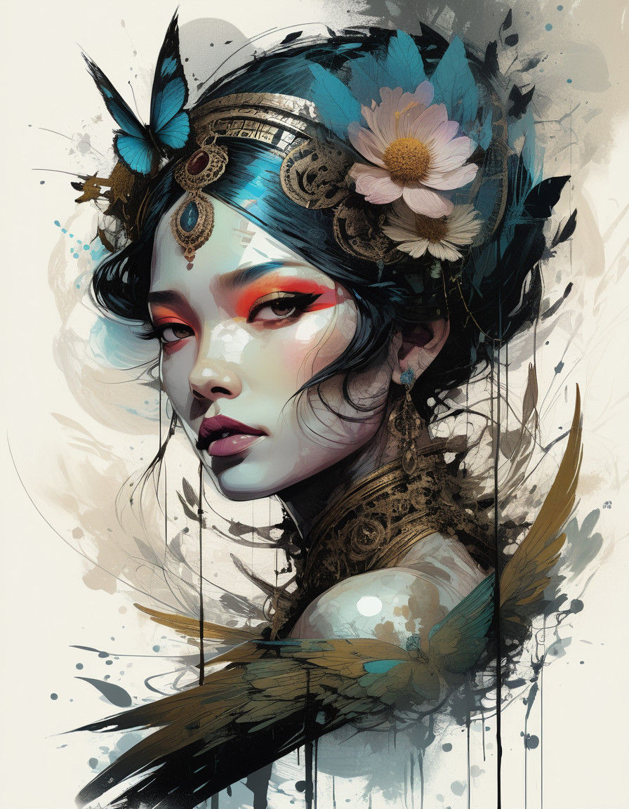 Dada Art Masterpiece in Vibrant Dye-Transfer Colors