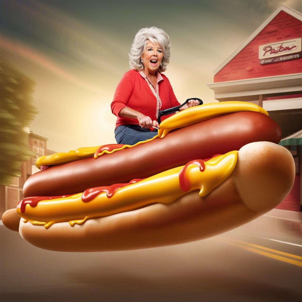 Paula Deen's magic hotdog ride