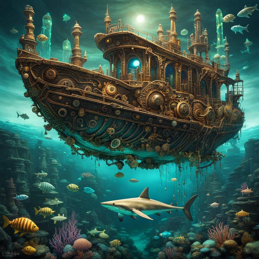 We are living in a steampunk submarine ...