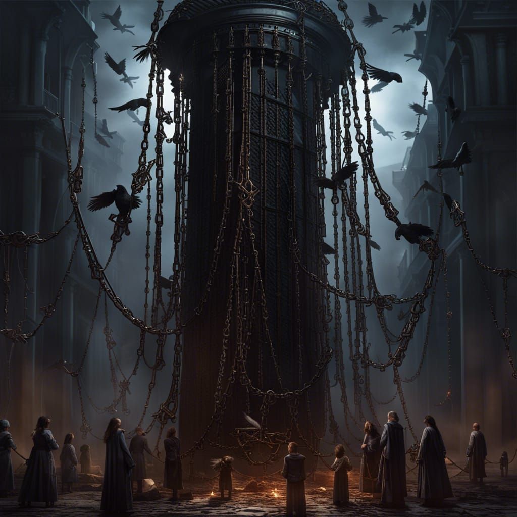 Onyx Obelisk of Corpses and Ravens