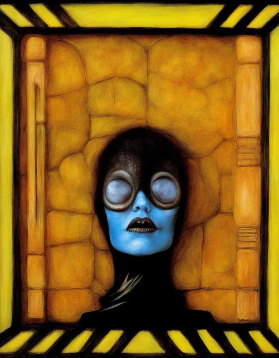 Surreal Gothic Art in Hyperrealistic Style