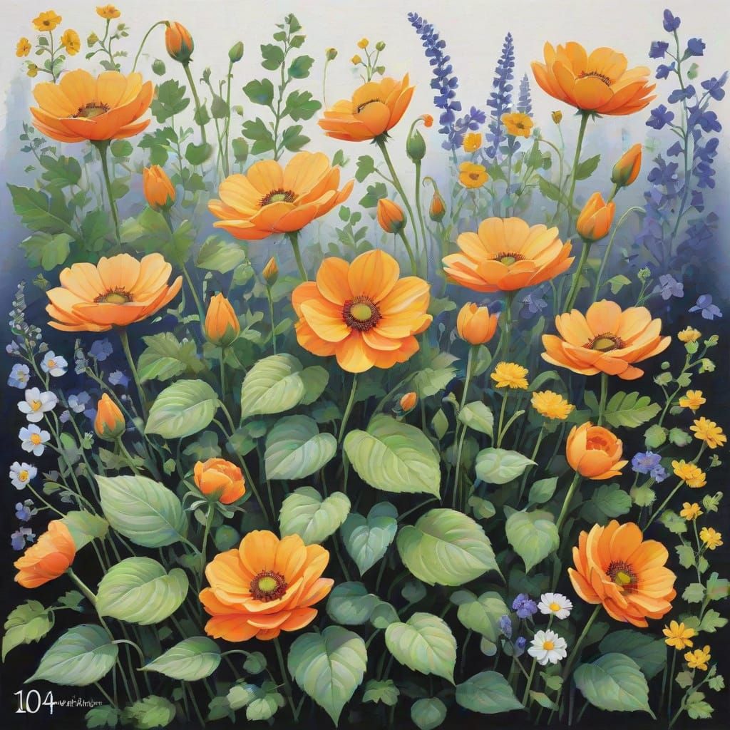 Grateful Avant Garden Musick Subscribers in Vibrant Gouache