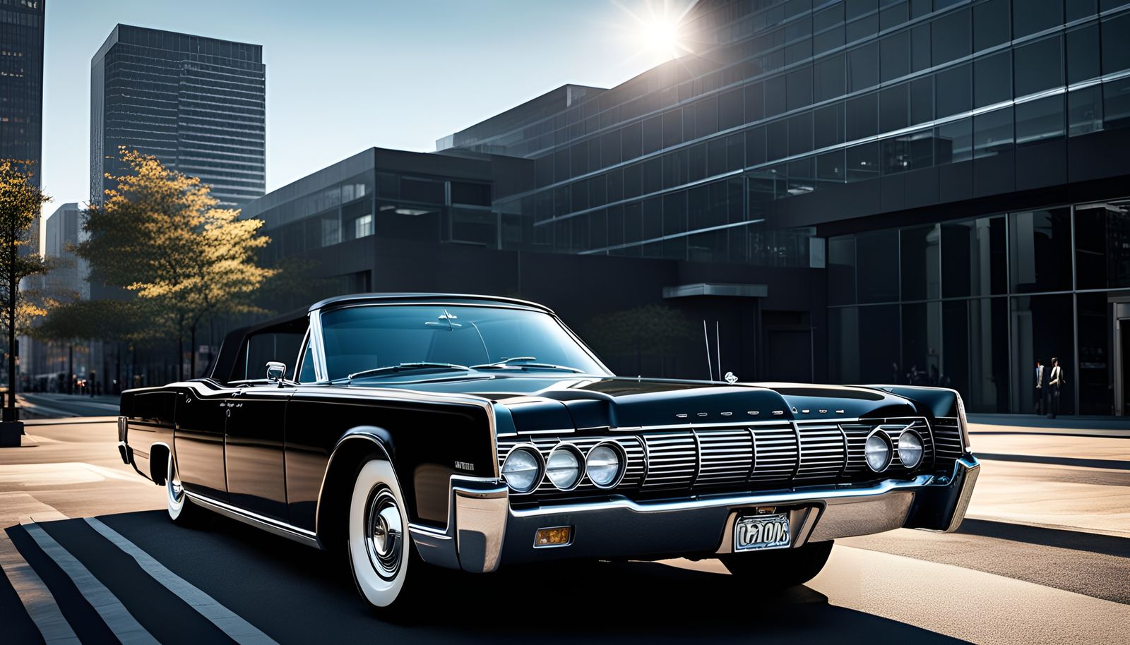 A Black 1965 Lincoln Continental Convertible (Continued)