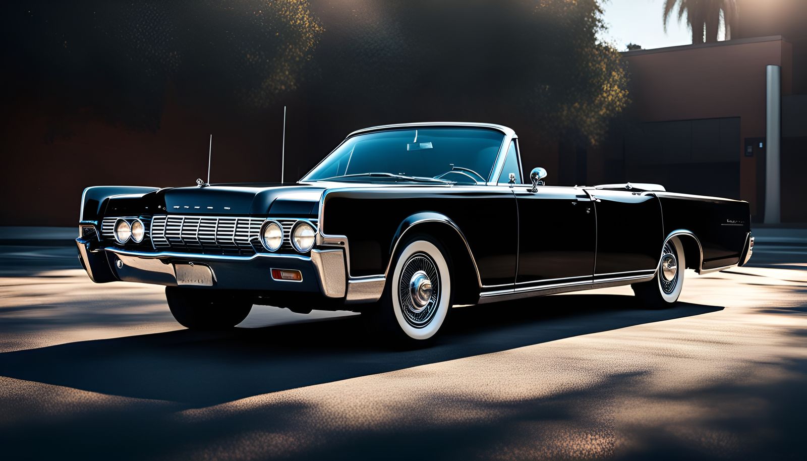 A Black 1965 Lincoln Continental Convertible (Continued)