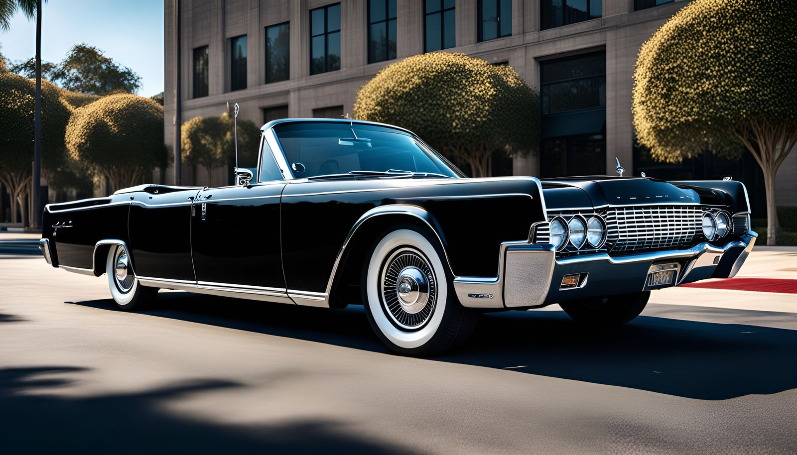 A Black 1965 Lincoln Continental Convertible (Continued)