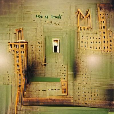 Abstract Album Art Inspired by Modest Mouse