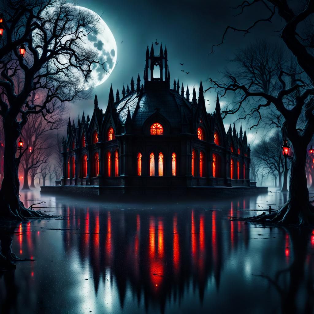 Fallen Vampire Kingdom: Gothic Floating Island