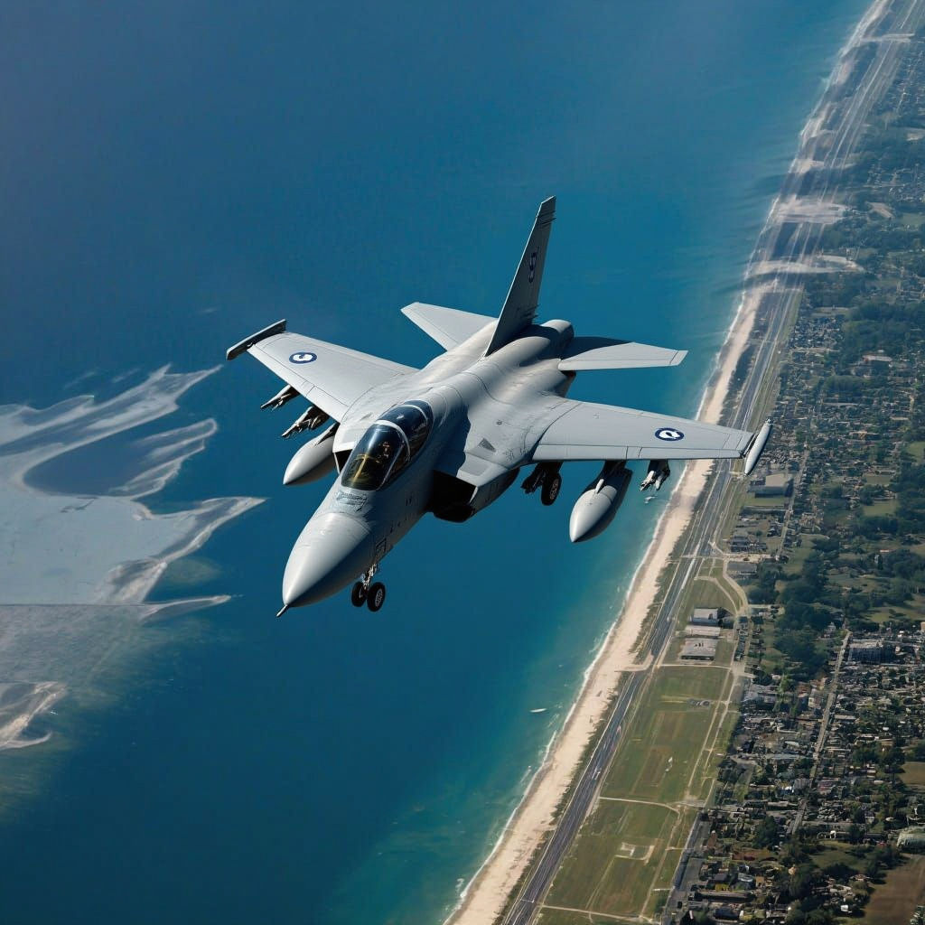Fighter Jet Cockpit View During Takeoff