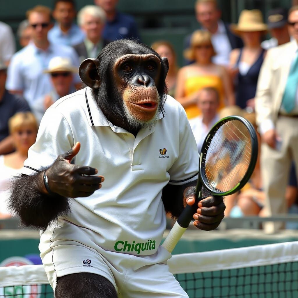 Chimpanzee Tennis Dispute in Sharp Focus