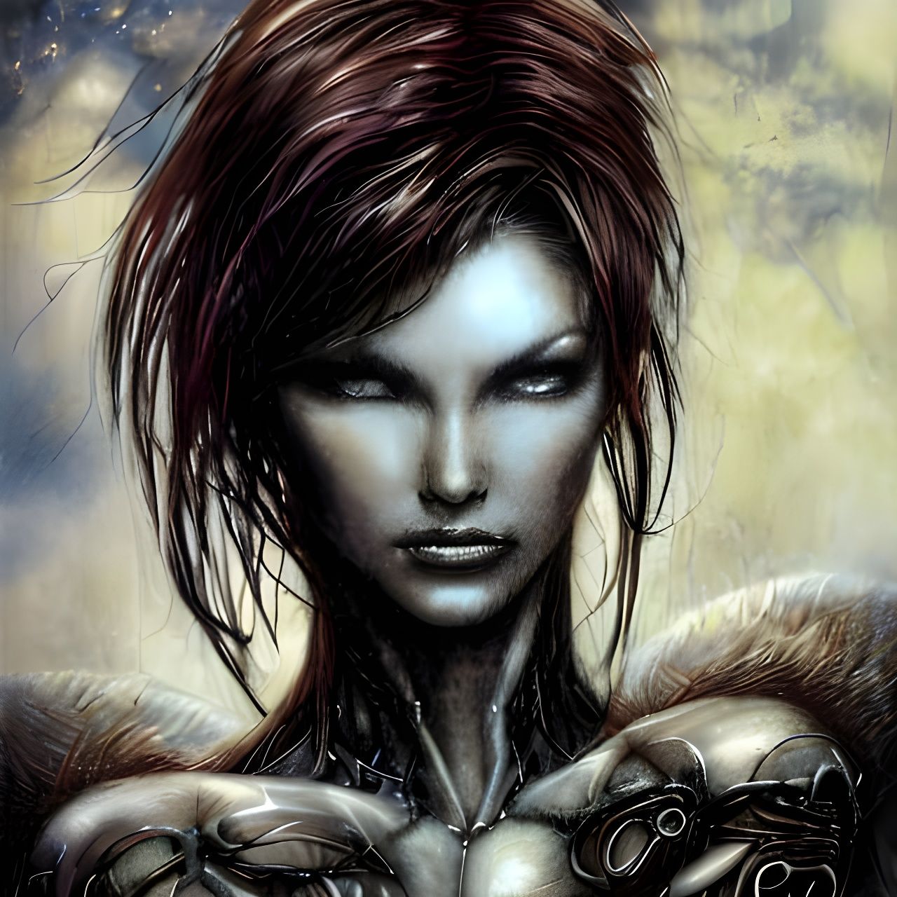 NotNightCafe. Sarah Kerrigan by Luis Royo