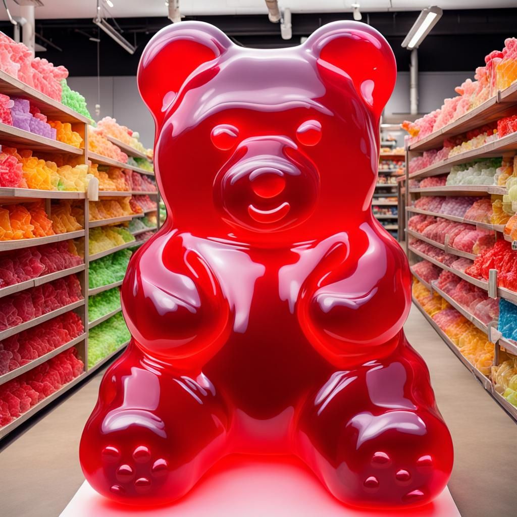 Giant gummy bear