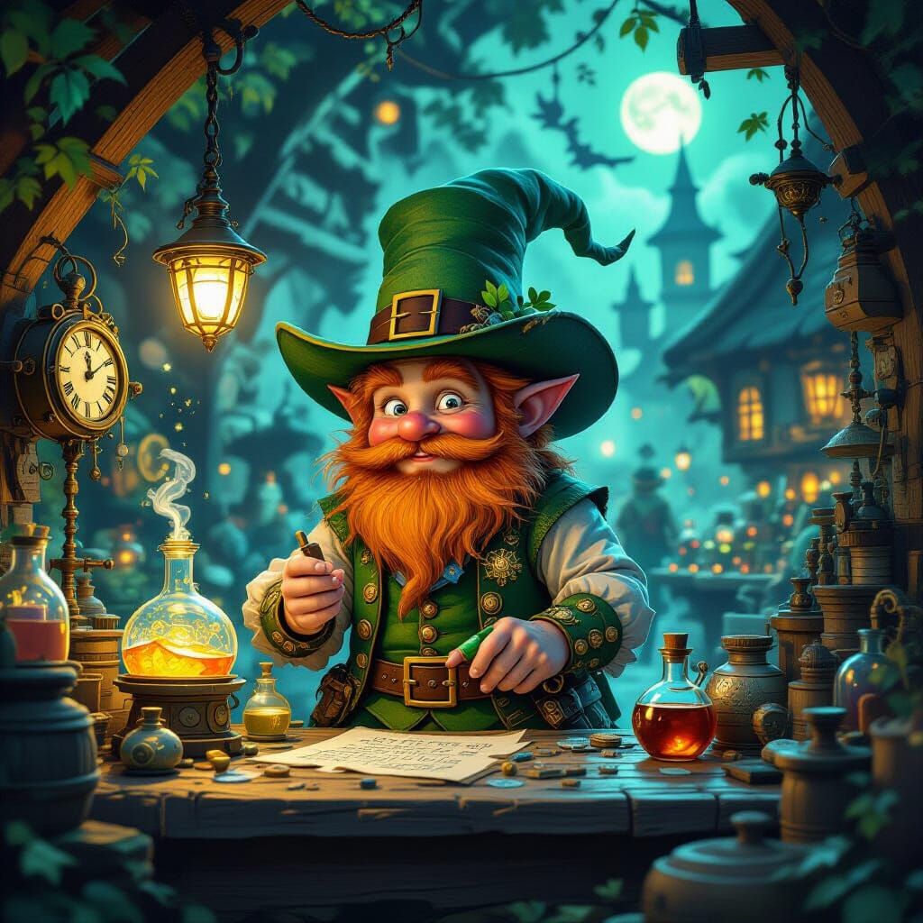 Leprechaun Workshop with Magical Contraptions & Mythological...