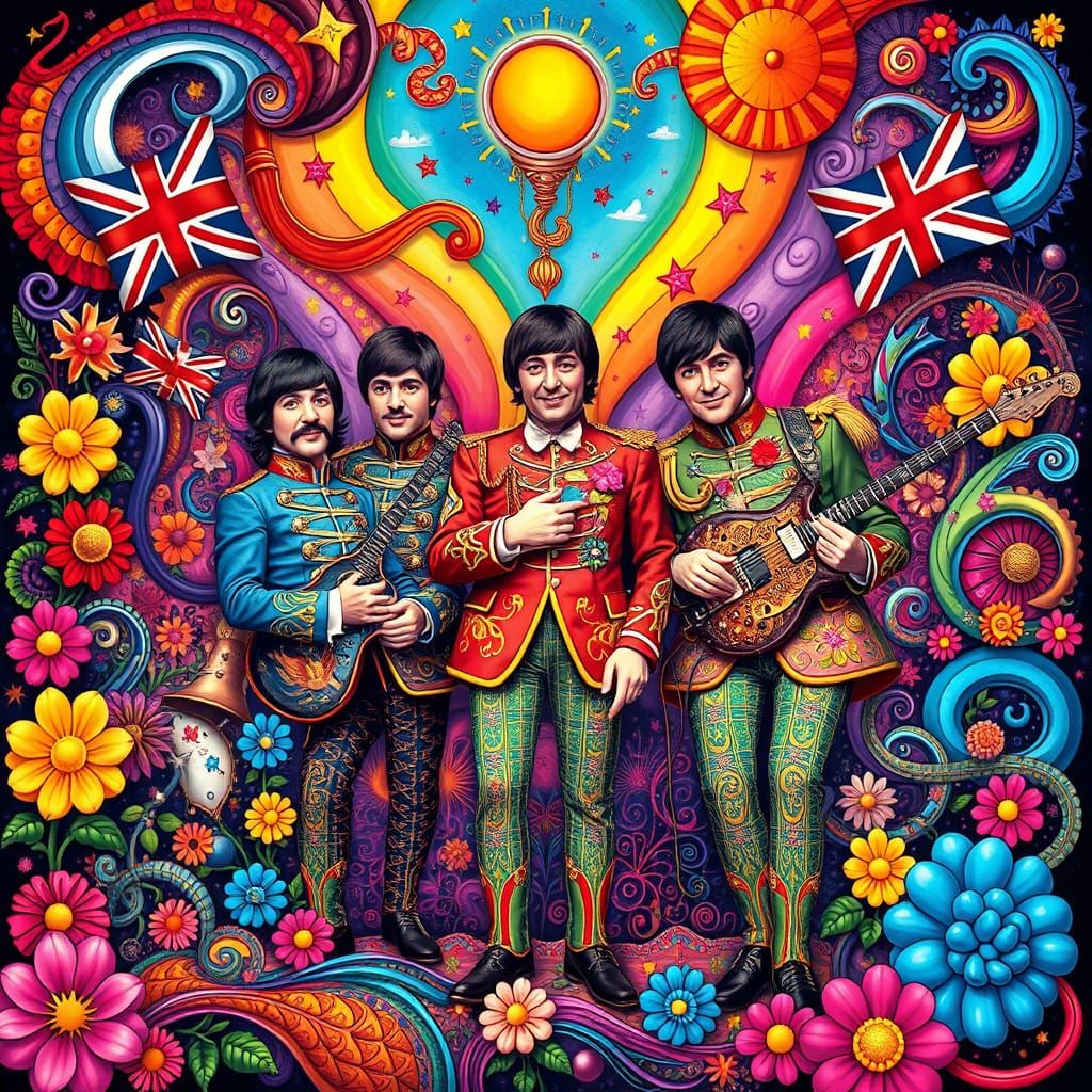Psychedelic Sgt. Pepper's Lonely Hearts Club Band in Victori...