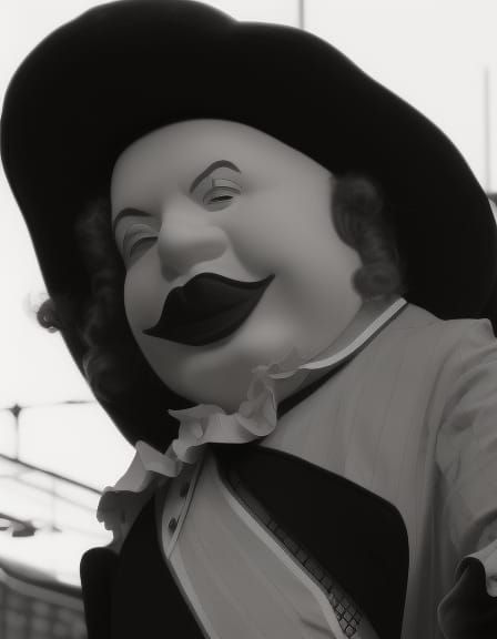 Stylized Ronald McDonald Portrait