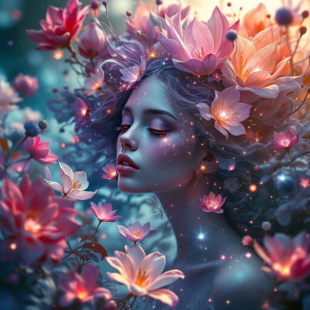 Divine Feminine Embodied in AI Creations