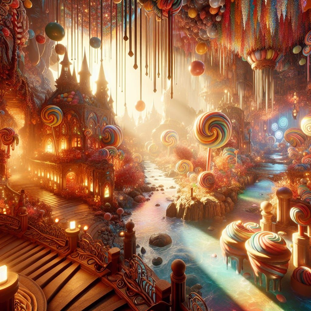 Breathtaking Candy Land in Unreal Engine 5