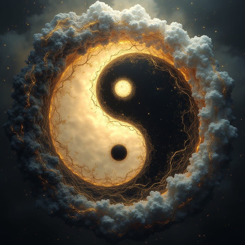 Cosmic Harmony and Discord in Swirling Vortex