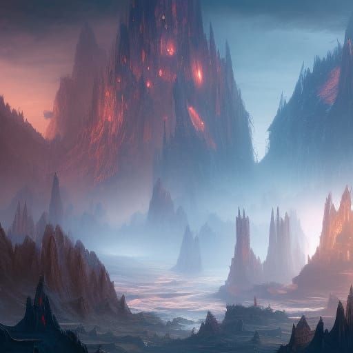 Fantastical Pansexual Concept Art in Deep Color