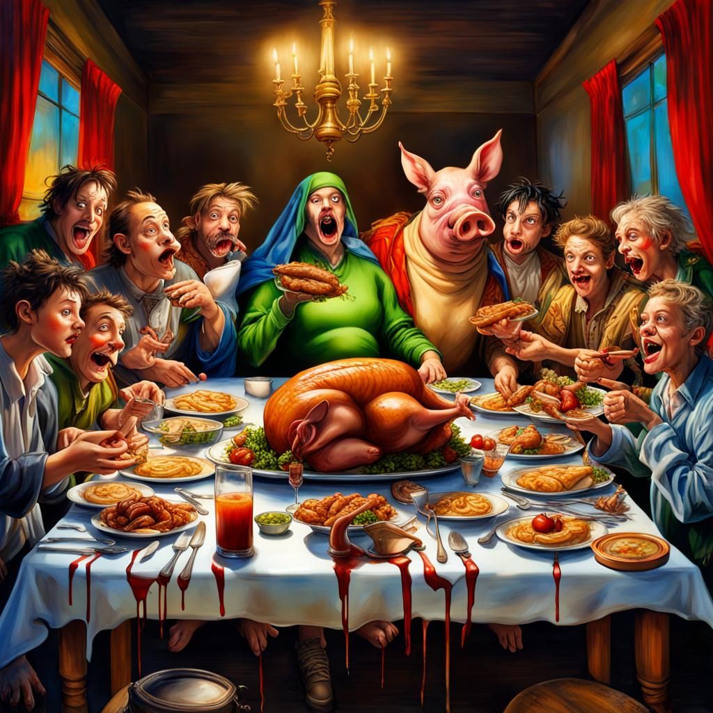 Fantastical Dinner: Last Supper Meets Peter Pan