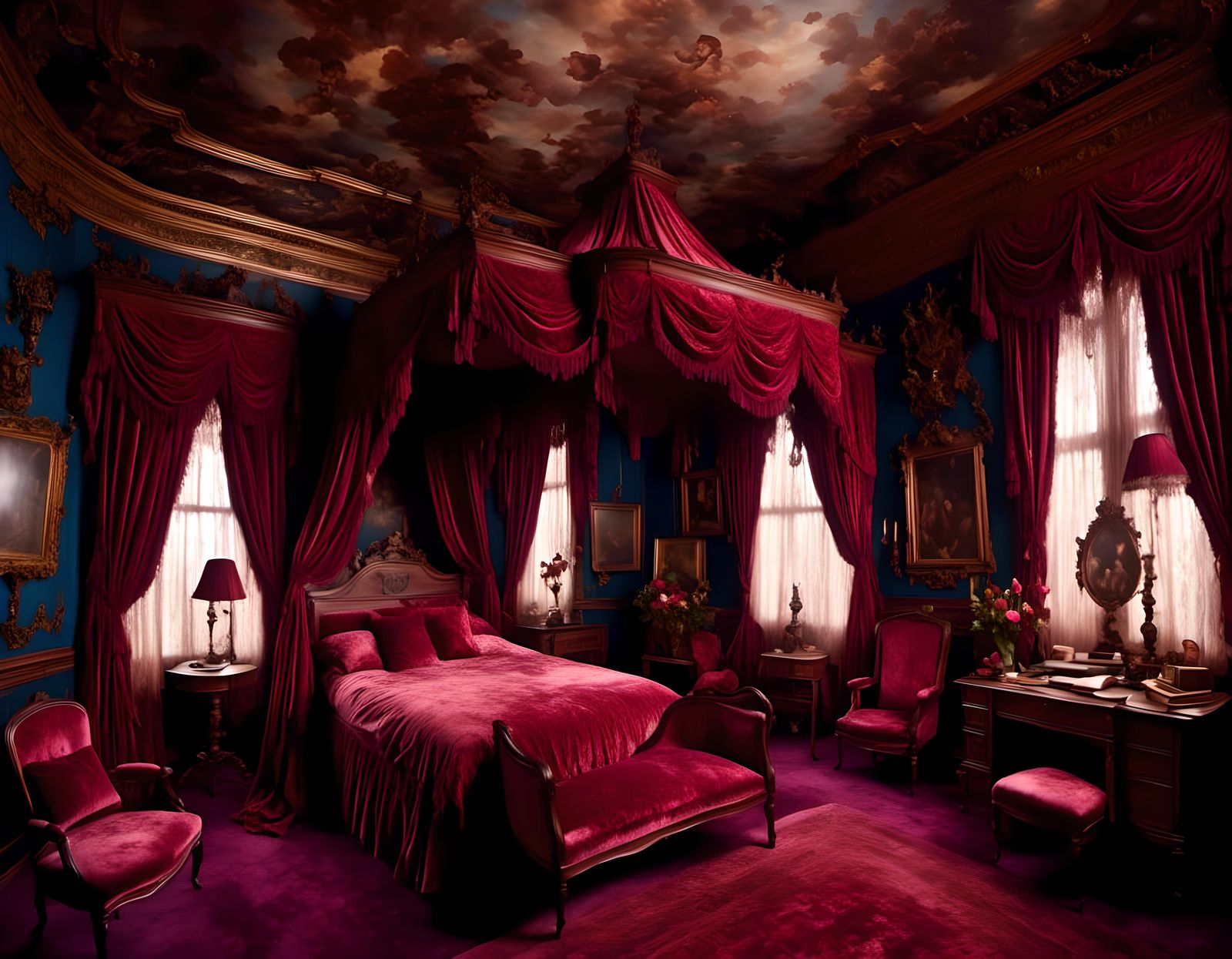 Victorian Bedroom Interior Design