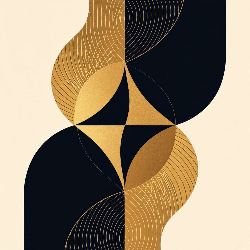 Elegant Geometric Vector Logo Design