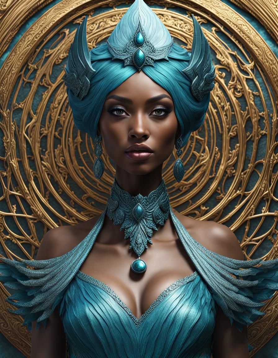 Ocean Witch Queen in 3D