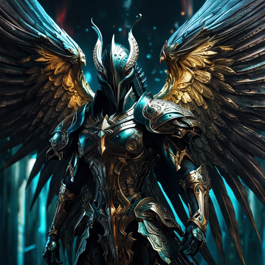 Epic Cthulhu Warrior with Nebulae Armor