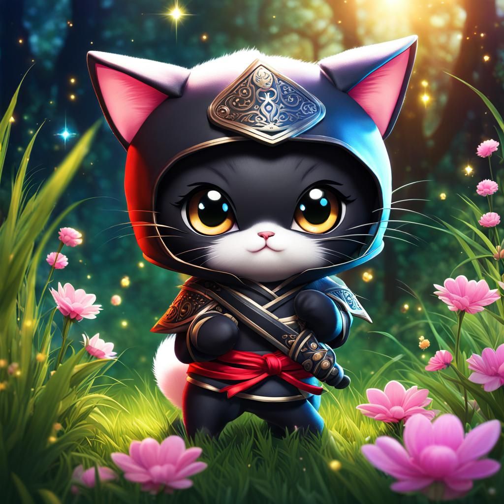 Ninja kitty