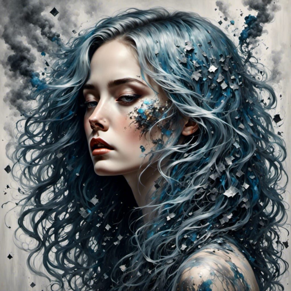 Surreal Portrait Generated by AI