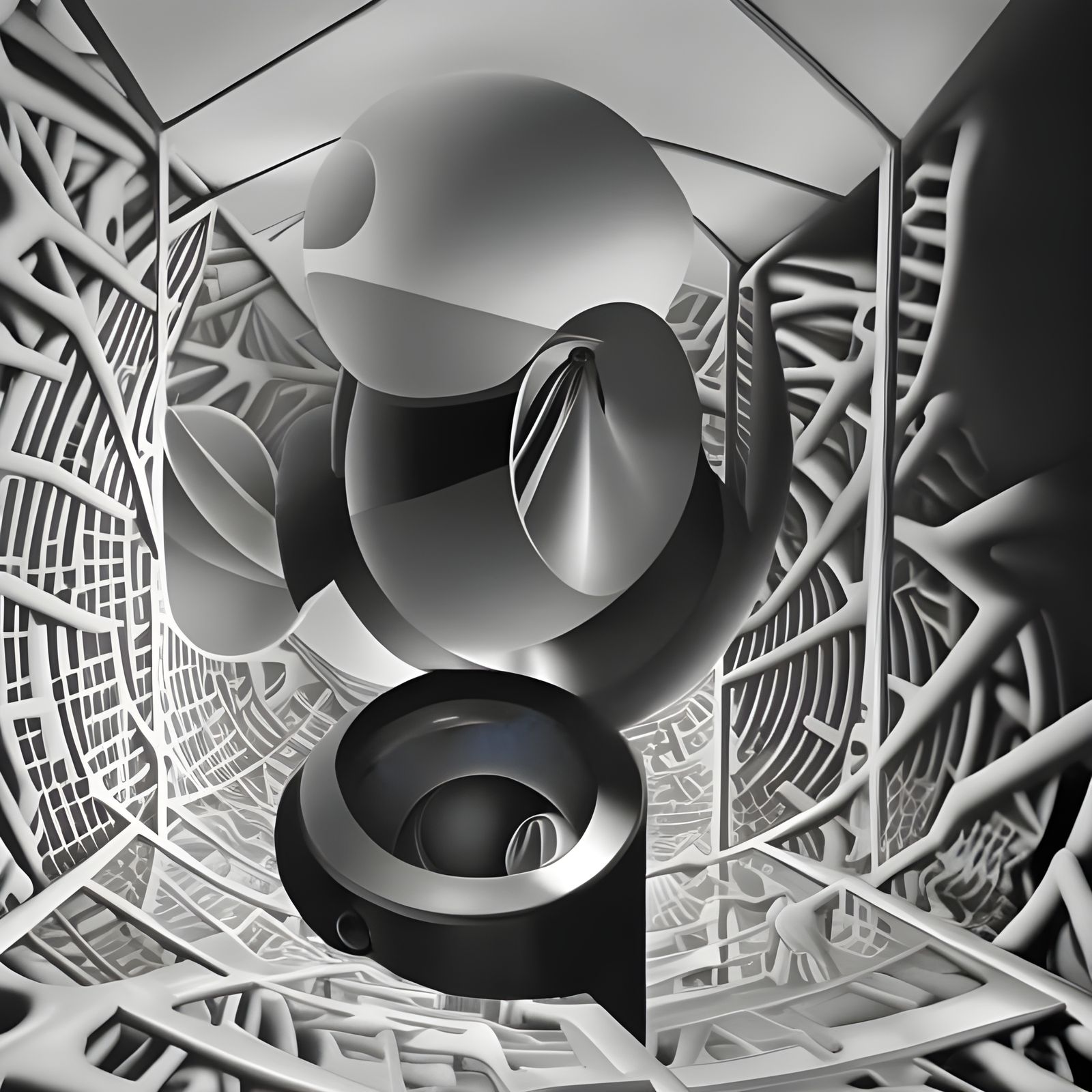 Surreal Dreamscape: A Fusion of Dalí and Escher