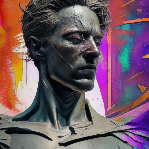 Angelina Jolie Statue on Rodeo Drive in Golden Hour