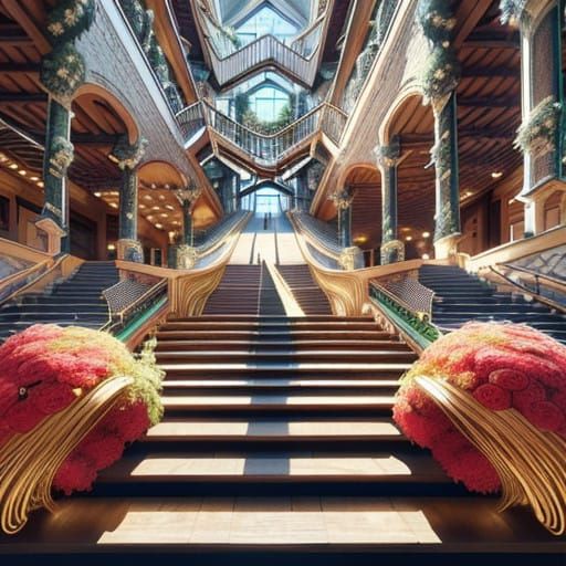 ​The longest stairway in the world with a slinky walking down the stairs , according to the Guinness World Records, is t...