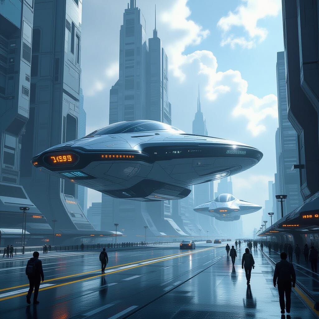 Ultra-Detailed Sci-Fi Creation in 8k