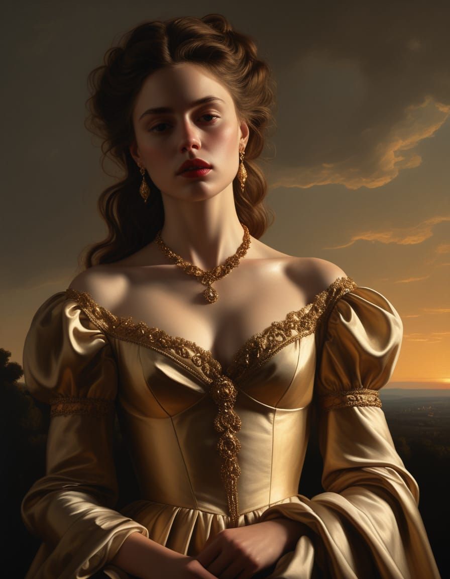 Anna Henrietta in Chiaroscuro Light