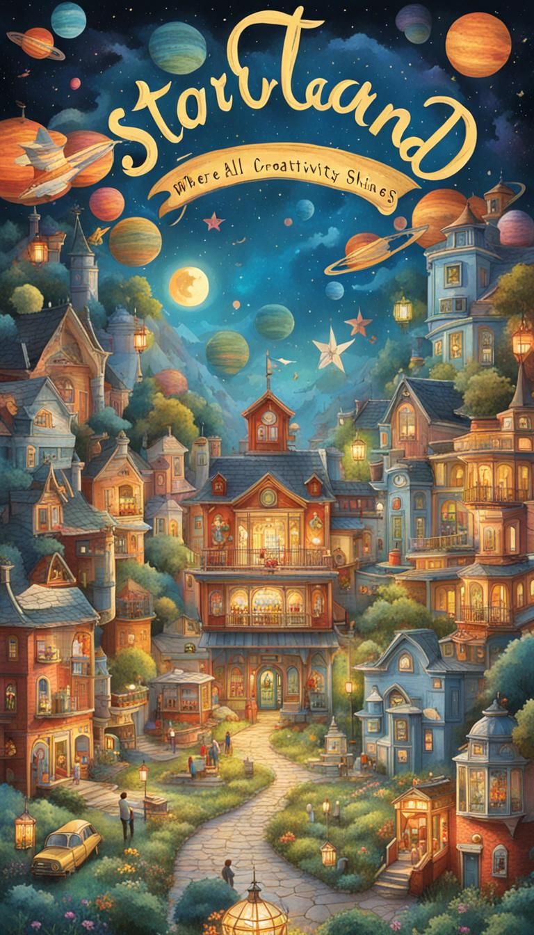 Starland Where All Creativity Shines in a book
