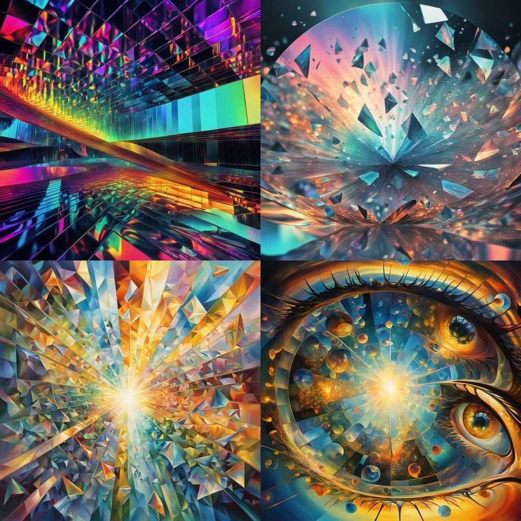 Time Prism Bending Reality and Light