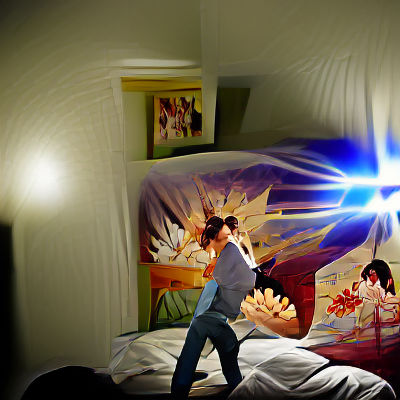 Anime Father's Night Battle with a God