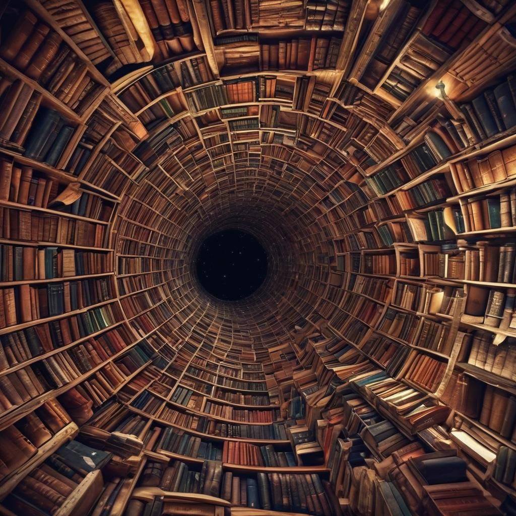 Bookwormhole: Interstellar Libraries Connected by Books