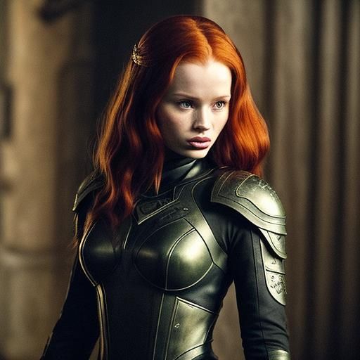 Fantasy Elf Warrior in Leather Armor