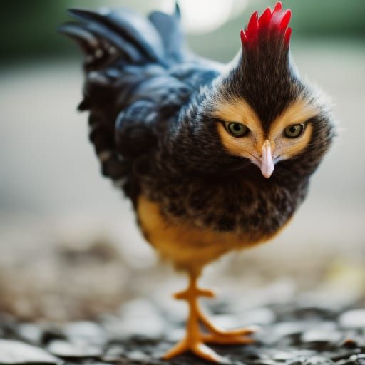 Chicken Little: Professional Photography with Bokeh