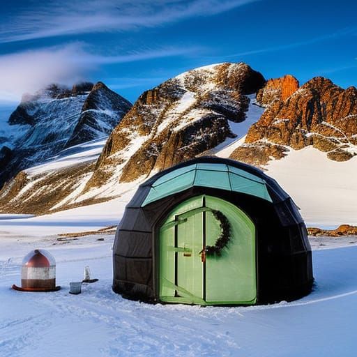 Zen Goddess Enjoying Frozen Dessert in Blizzard