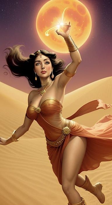Classic Pulp-Art Princess of Mars