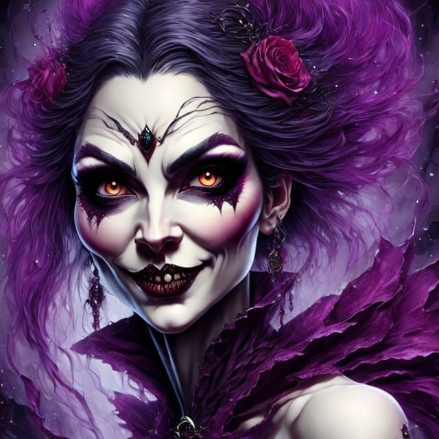 Enchanting Vampiress Captured in Ethereal Light